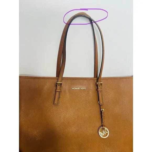 Michael Kors Womens Large Brown Tote Bag/Shoulder Bag - Picture 9 of 14